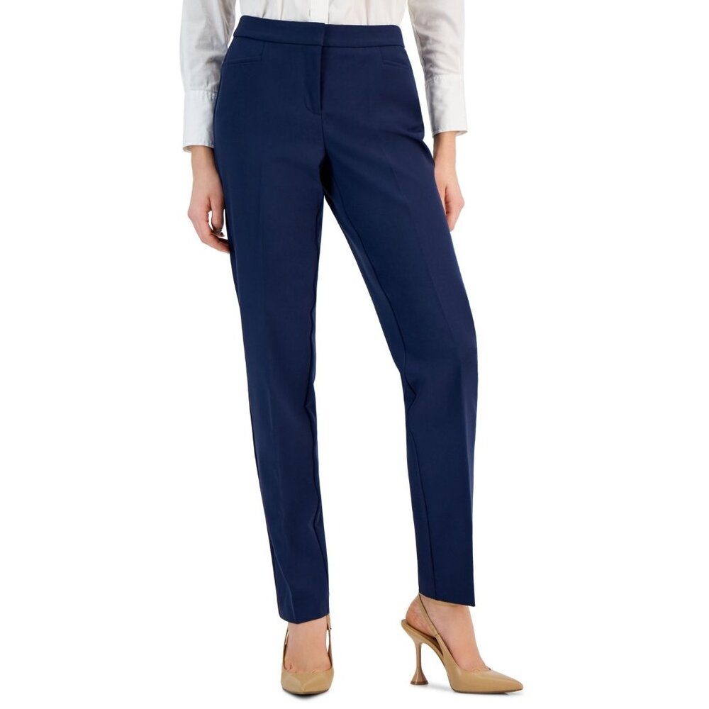 I.n.c. International Concepts Women's Mid-Rise L-Pocket Straight-Leg Pants, Regu